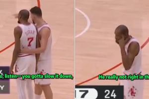 听说我和队友爆了？KD赛后问记者：今天我们肢体语言和氛围如何？