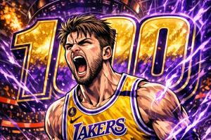 背靠背100分！东契奇狂砍60分7板5断 关键时刻连得16分统治比赛！