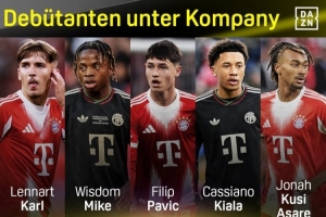 提拔新人！孔帕尼执教拜仁以来，10名年轻球员上演一线队首秀