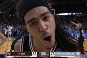 上演疯狂！6号种子北卡遭19分大逆转 VCU替补奇兵7记三分爆砍34分