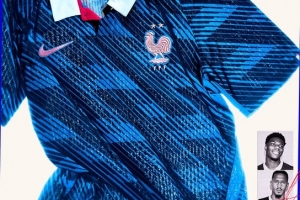 打几分？法国队发布世界杯主客场球衣，姆巴佩担当模特