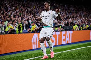 2026年皇马球员射手榜：维尼修斯12球居首，姆巴佩9球次席