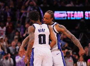 伤完了！今日国王对阵篮网 德罗赞&蒙克都将缺战